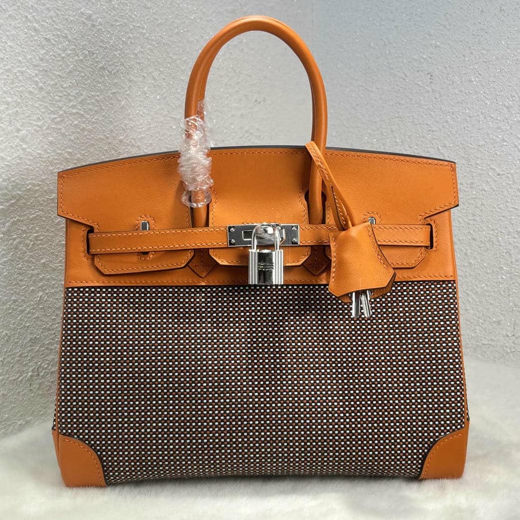 Birkin Canvas-Leather Mix-22